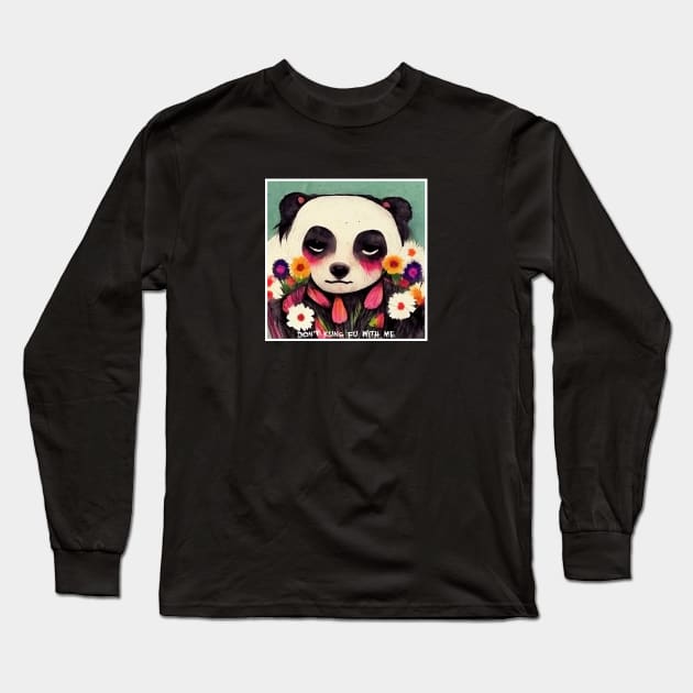 panda bear Long Sleeve T-Shirt by ElArrogante